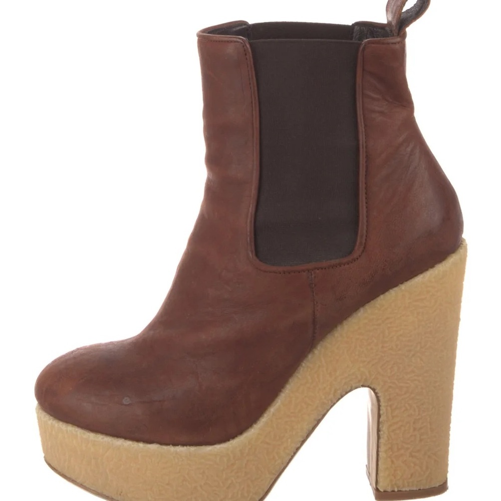 All Saints Brown Heeled Boots